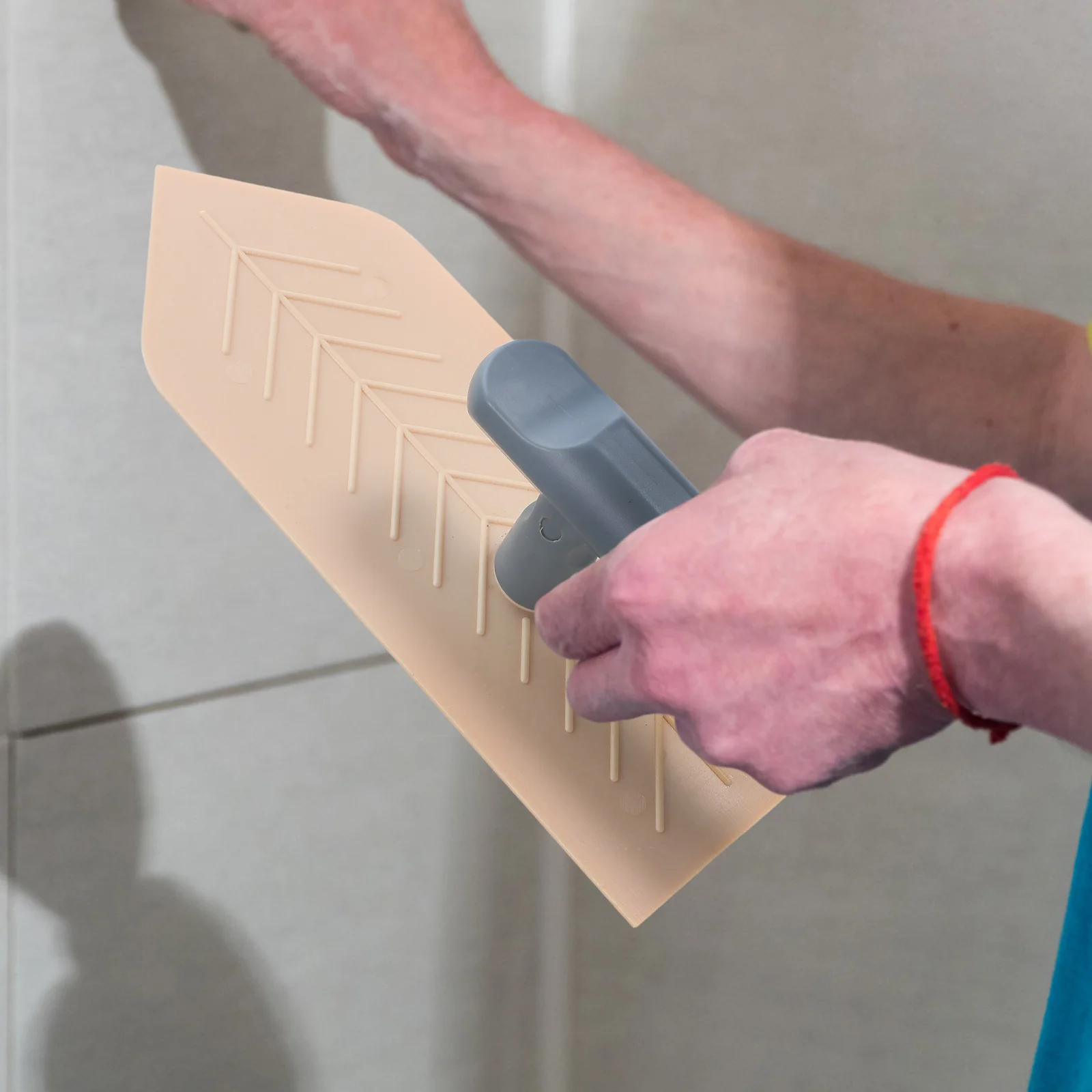 التجصيص التشطيب مجرفة مقبض بلاستيكي أداة تنعيم الجدار لتطبيق الجص البناء سطح التسوية جدار الزاوية