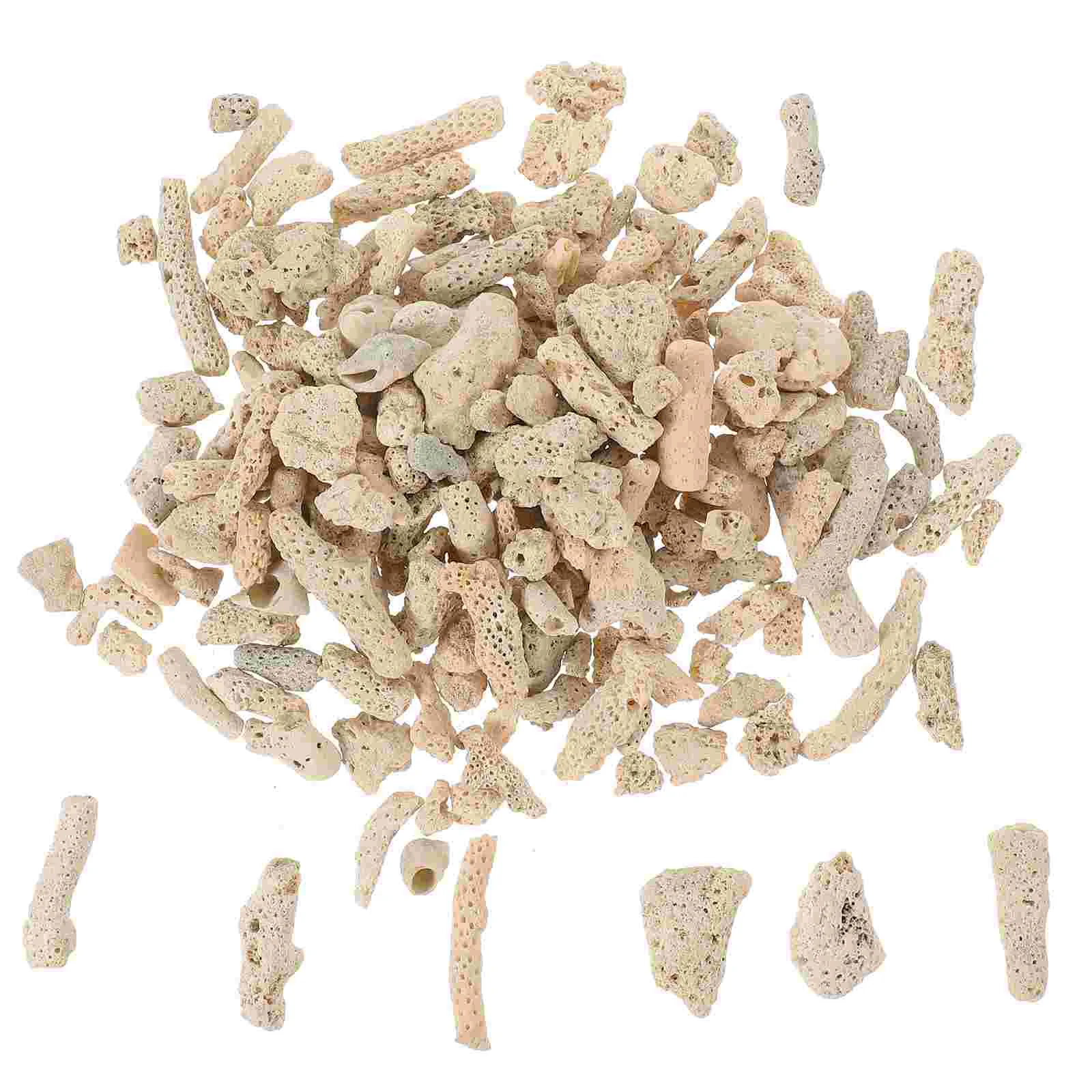 1 Bag of Crushed Coral for Freshwater Aquarium Aquarium Filter Media Coral Stones