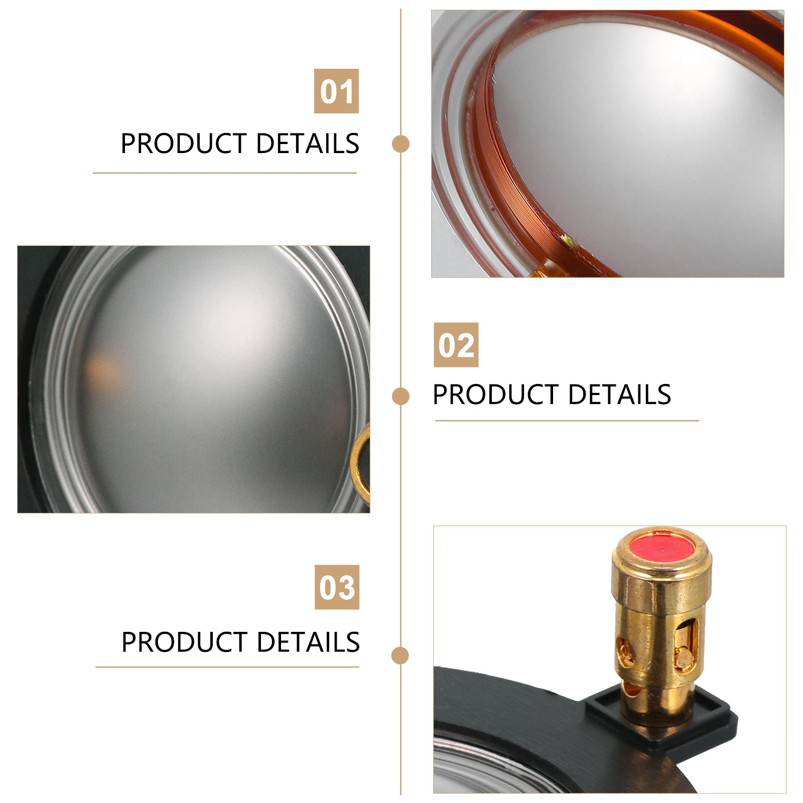 

Horn Diaphragm Replacement Round 34.4mm Speaker Diaphragm Professional Repair Part Audio Accessory Speaker Part