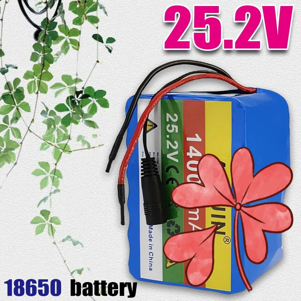 25.2V 14000mah Electric Bicycle Moped/Electric/18650 6s4p Battery Pack  Lithium ion Rechargeable Battery