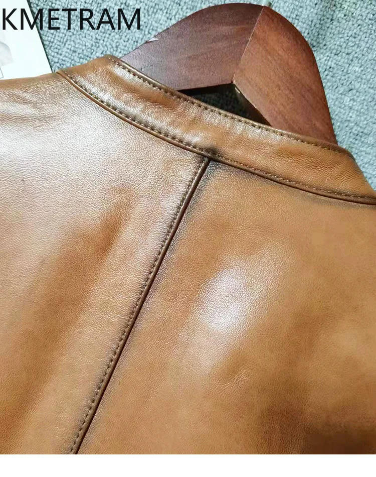 100 % obere Schicht aus Schaffelljacke für Damen, Vintage, kurze Jacken aus echtem Leder, Damen, neu in Oberbekleidung, Herbstkleidung, 2025 Diegoка