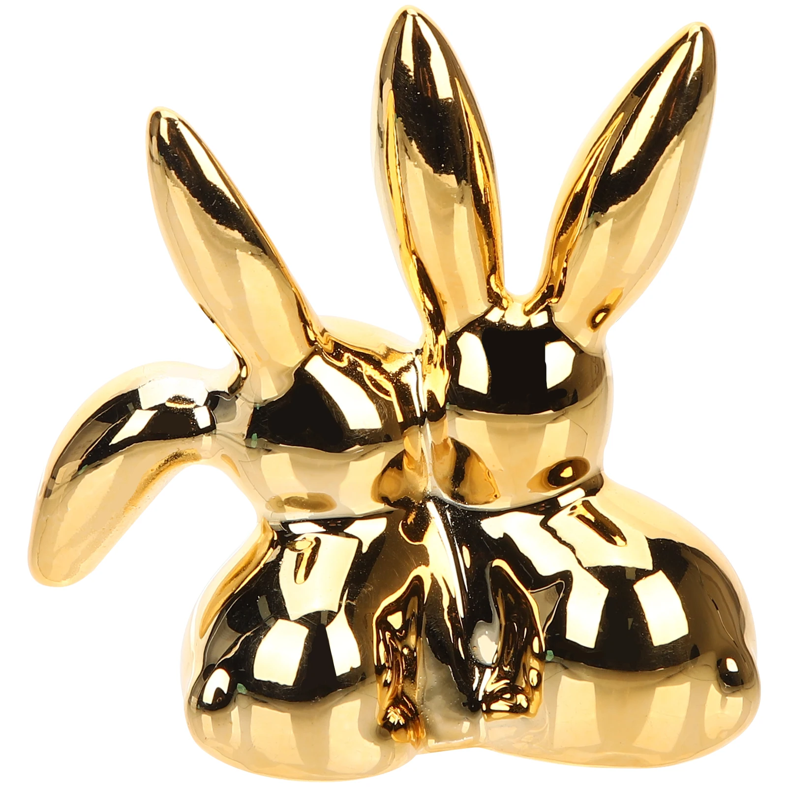 

Rabbit Ring Holder Jewelry Display Organizer Small Stand Jewellery Ceramic Animal Household Rings