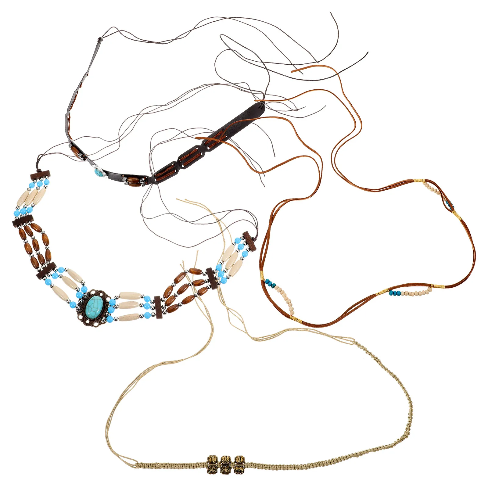 

4 шт. ленты для шляп, декоративные ремни для женщин и мужчин, пляжные соломенные шляпы с широкими полями, аксессуары для самостоятельного изготовления, ремешок с отделкой 3 + 6 + 13 + 12 см