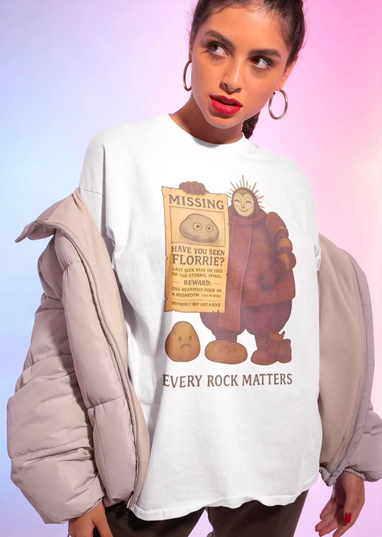 Esquie Every Rock Matters Shirt -Expedition 33 Tshirt,Gaming Tees Summer Men's and Women's Loose and Breathable T-shirt Top
