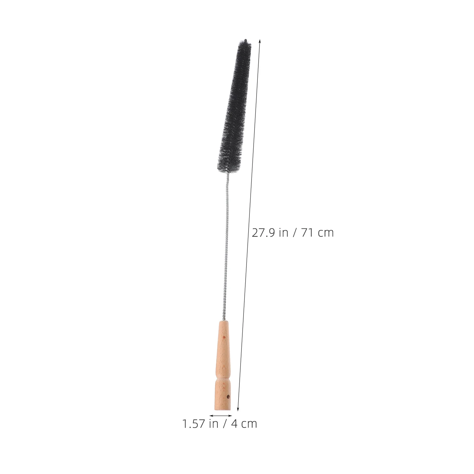 2 قطعة فرشاة تنظيف تنفيس المجفف مقبض خشبي شعيرات النايلون مجفف مرن عميق أداة إزالة الوبر منظف فخ تنفيس المنزل #2