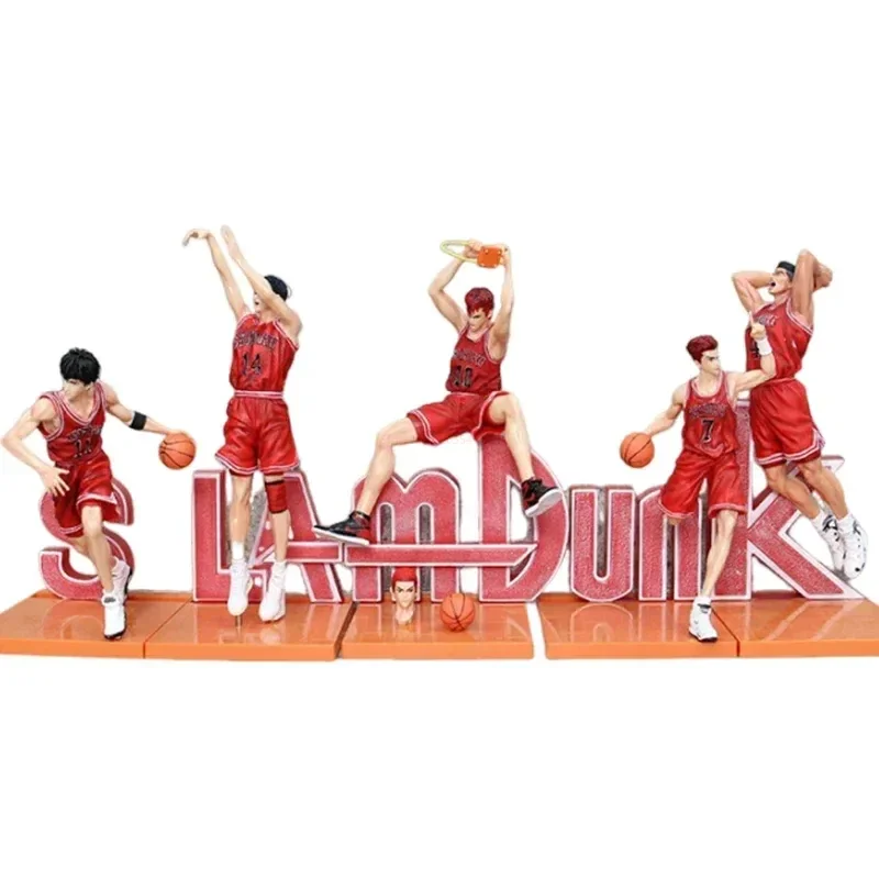 

Anime Slam Dunk Action Figure Sakuragi Hanamichi Kaede Rukawa Hisashi Mitsui Ryota Miyagi Takenori Akagi Figuras Toys Model Gift