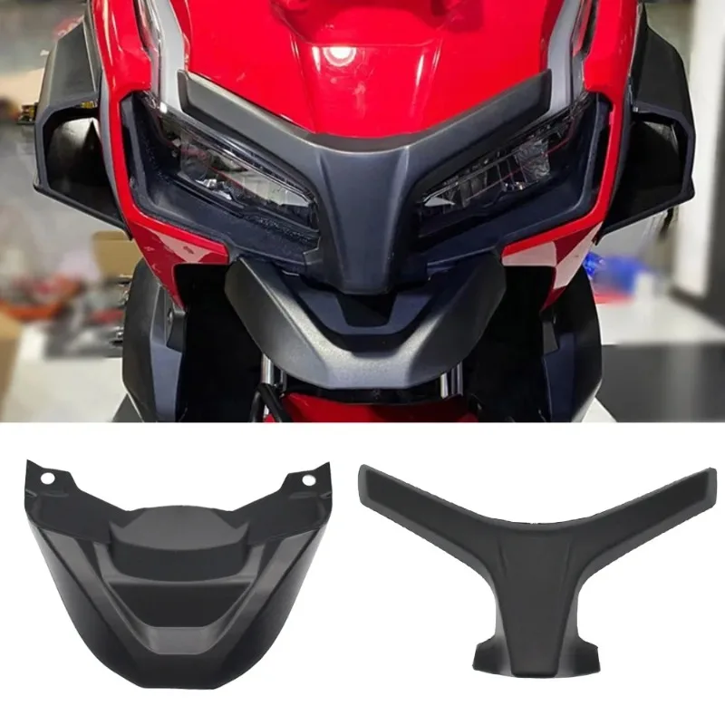 Motorcycle Headlight Cover Front Fairing Guard Wind Center Protector Bird Beak Deco Accessories for HONDA ADV 150 2019-2021