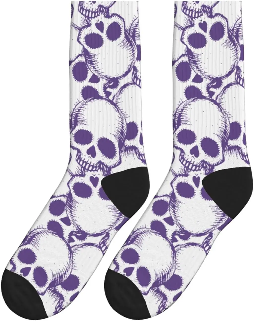 Graffiti Art Hip-Hop Style Texture Pattern Athletic Crew Socks For Women Men Novelty Sports Socks Harajuku Retro Style