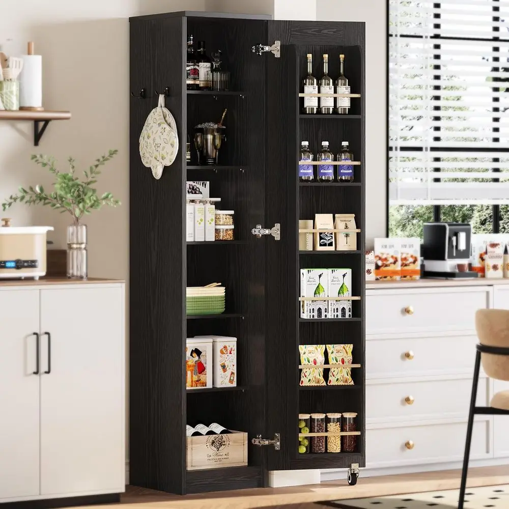 Narrow Kitchen Pantry Cabinet, 72