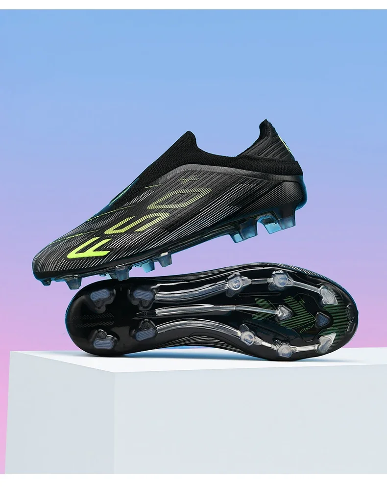 Neue Herren-Fußballschuhe, beliebte Fußballschuhe, rutschfeste Spielschuhe für Rasenplätze, hochwertige Sneaker, Hallenfußballschuhe, hohe Modelle für den Außenbereich. – Detail 28