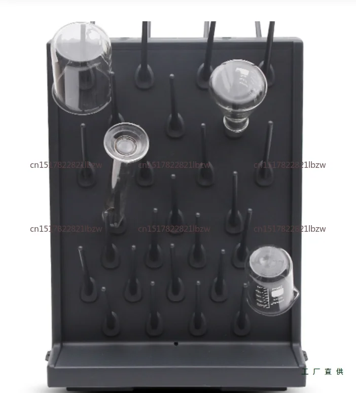 High-density PP drip rack laboratory 27 rods 52 rods beaker holder special utensils for analysis Cold drying