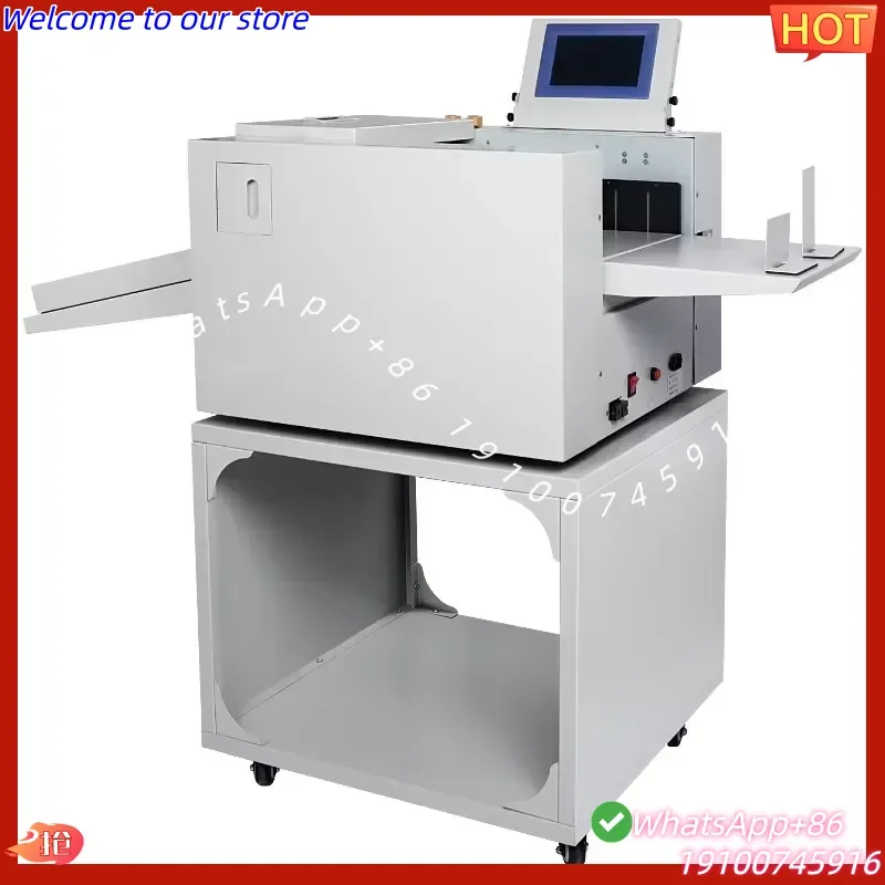 2026Hot Hot Sale Cheaper Air Suction Feeding A3 A4 MY-5 Perforating Electric Creaser Automatic Paper Creasing Machine