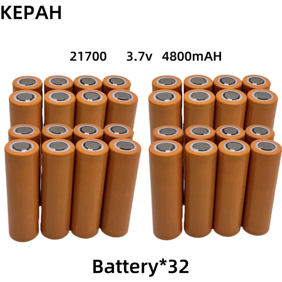 21700 NCR21700T Lithium Rechargeable Battery 4800mAh 3.7 V 40A High-discharge Battery High-drain Li-ion Battery led flashlight