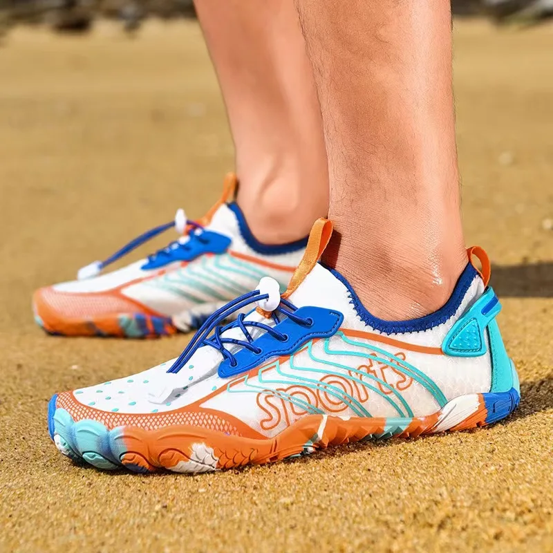 

Men Water Swimming Shoes Women Sneakers Barefoot Beach Sandals Upstream Aqua Shoes Quick-Dry River Sea Diving Gym Shoes Man