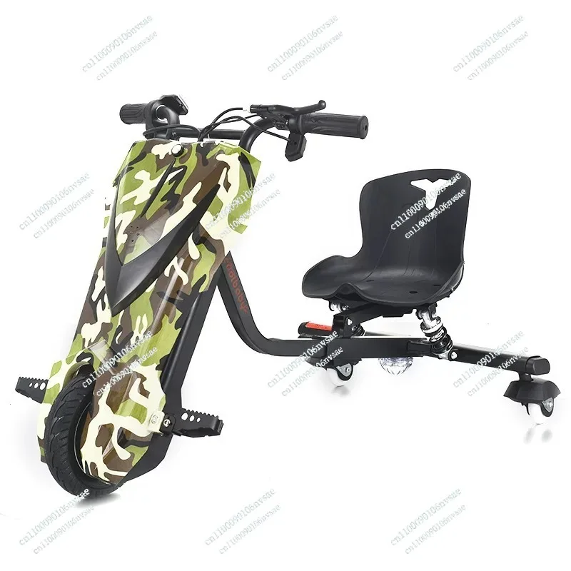 Double Seated Drift Scooter Kids Parent Child Swing Car Load Bearing Adult Ride On Toy For Park Plaza Rental