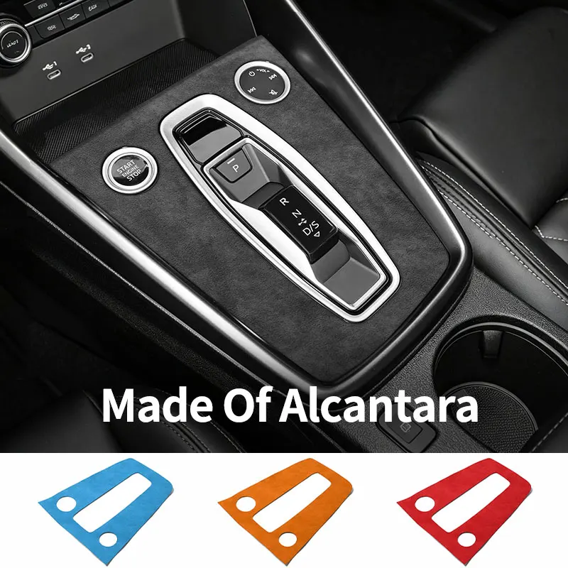 

For Audi A3 S3 8Y (2020-) Made of Alcantara Car Center Console Gear Shift Panel Cover Auto Premium Interior Tuning Accessories