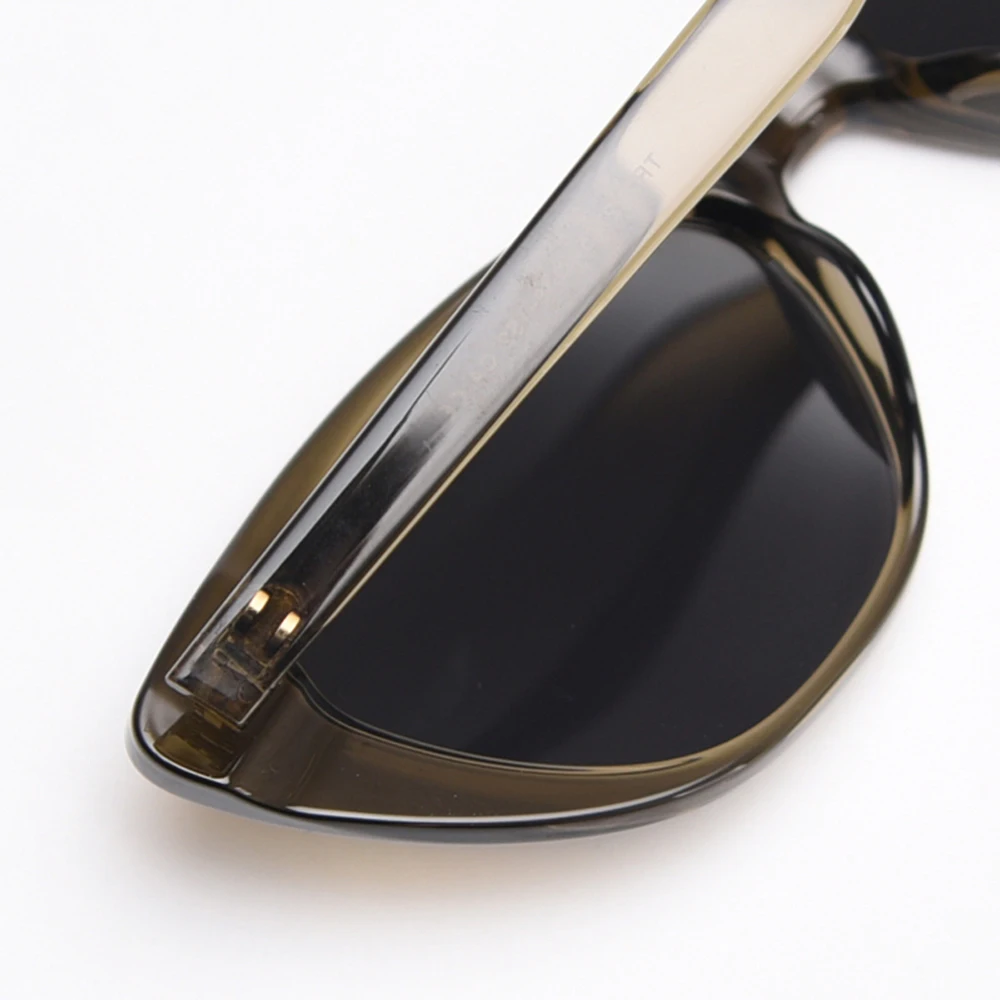 Kachawoo cat eye polarized sunglasses women retro style vintage sun glasses men tr90 frame green leopard beige European style