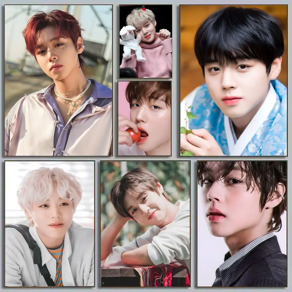 PARK a-JI HOON Wanna One 2PM K-Pop Idol Actor Painting Calligraphy Eco-friendly canvas wall decor Vintage Office frameless
