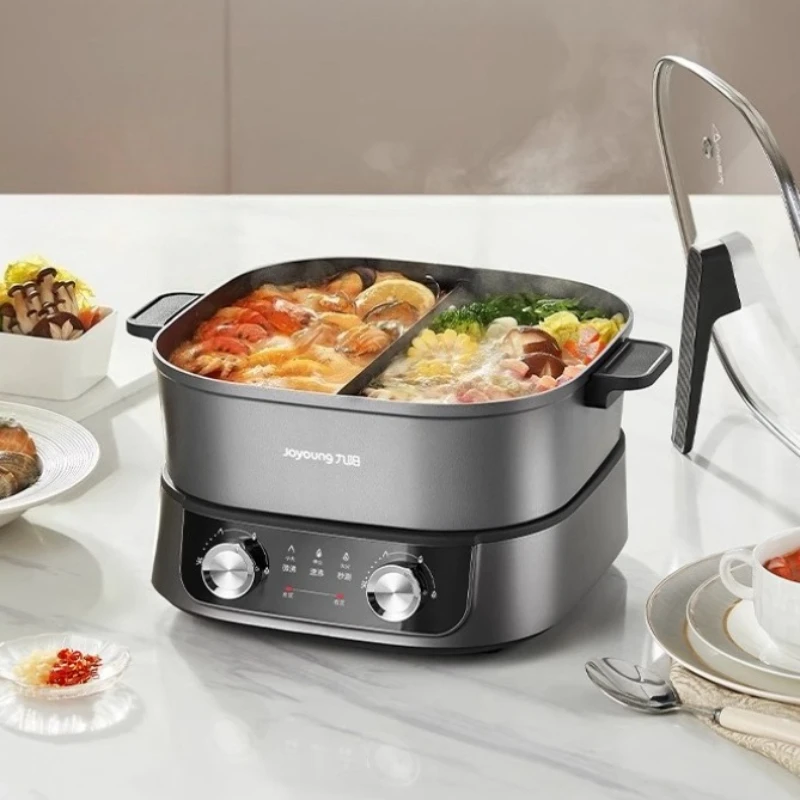 Electric hot pot household multi-function split control speed boiling split electric hot pot double-boiled pot