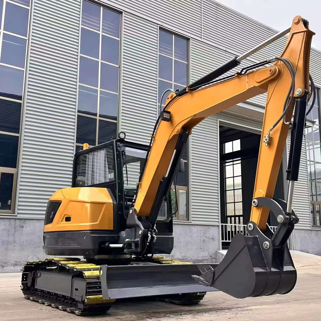 Aftermarket spare parts Crawler Excavator with Snow Push Blade Attachment, winter snow removal, in stock fast shipping construct