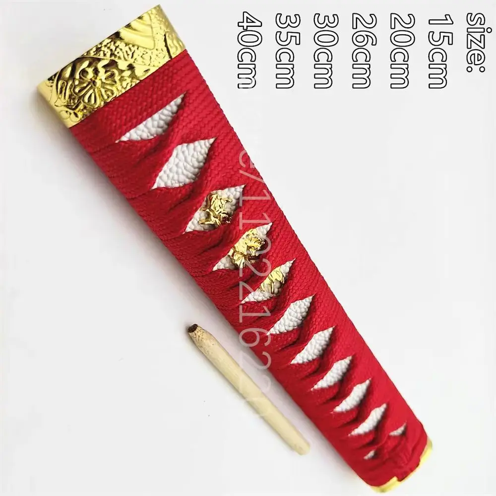Very Nice Red Sword Parts Handle Tsuka Hilt Alloy Fuchi Kashira Menuki For Japan Real Japanese Samurai Katana Fittings