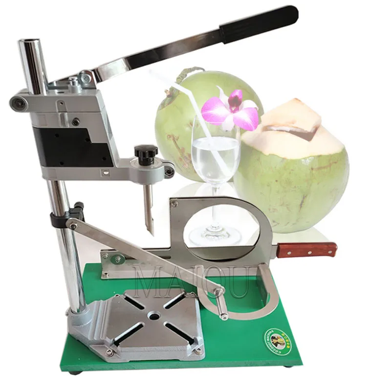 Food Processors Manual Coconut Press Opening Maker Green Coconut Peeling Cutting Machine