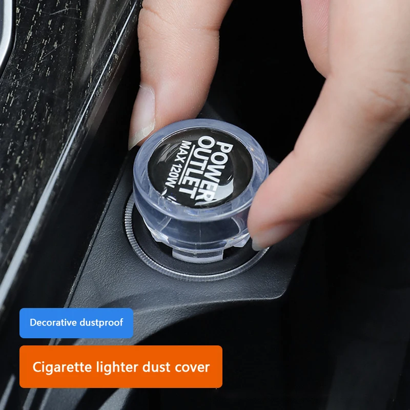 Car Lighter Plug Cover Dustproof Plug Fire Missile Button Decorations Cap  Automotive Vehicles Cigarette Lighter Covers