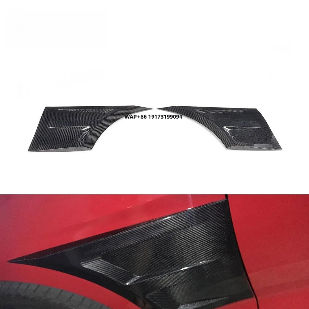 

Carbon Fiber Car Fender Vents Trim for Mustang GT Coupe 2-Door 15-17