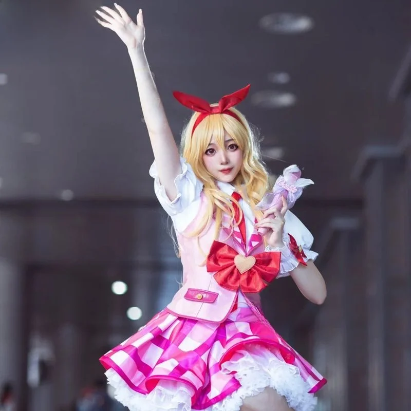 Full Set Cosplay Costume Star  Myu Idol Activity Anime Gaming Women's Fashionable Cosplay Outfit Hand Washable
