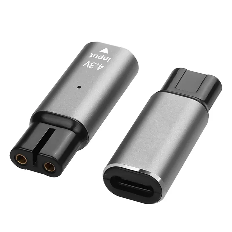 Adaptateur de rasoir de type C avec indicateur de charge, convertisseur de charge pour Philips Norelco One Blade, QP2520, QP2515, QP2620, 4.3V, 5V