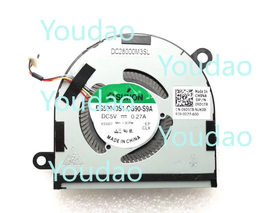 New Original CPU Cooling Fan For Dell Latitude 7400 2-IN-1 09D1T8 9D1T8