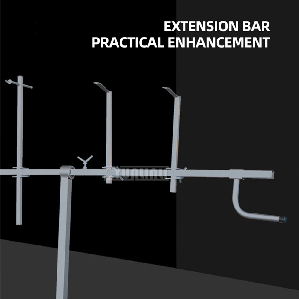 رف تجفيف الطلاء حامل طلاء السيارات مع 4 عجلات دوارة 3/4/6 خطاف لأغطية المحرك وباب السيارة والمصد وما إلى ذلك 2025 جديد #4