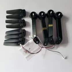 Original E58 Drone Spare Part Motor Arm Set / Propeller Blade Wing Fan RC Quadcopter Replacement Accessory