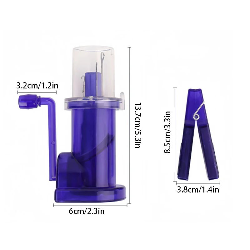 Máquina de tricô portátil, tear de malha com manivela, malha de mão trançada, camisolas DIY e cachecóis acessórios