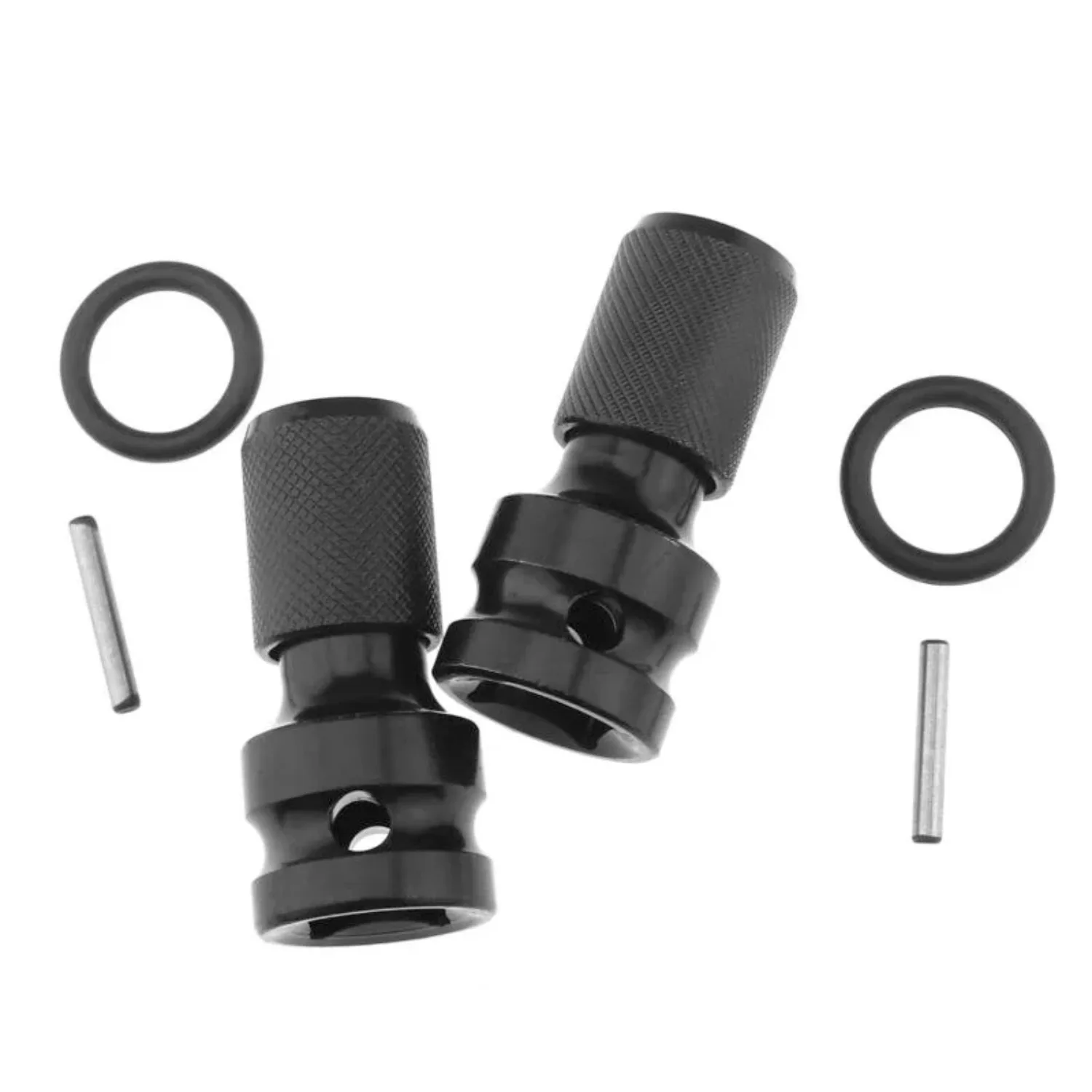 

1/2 Square to 1/4 Hexagon Ratchet Sleeve Impact Wrench Sleeve Set Adapter Wrench Drive Converter Quick Release Tool 1/2/3set