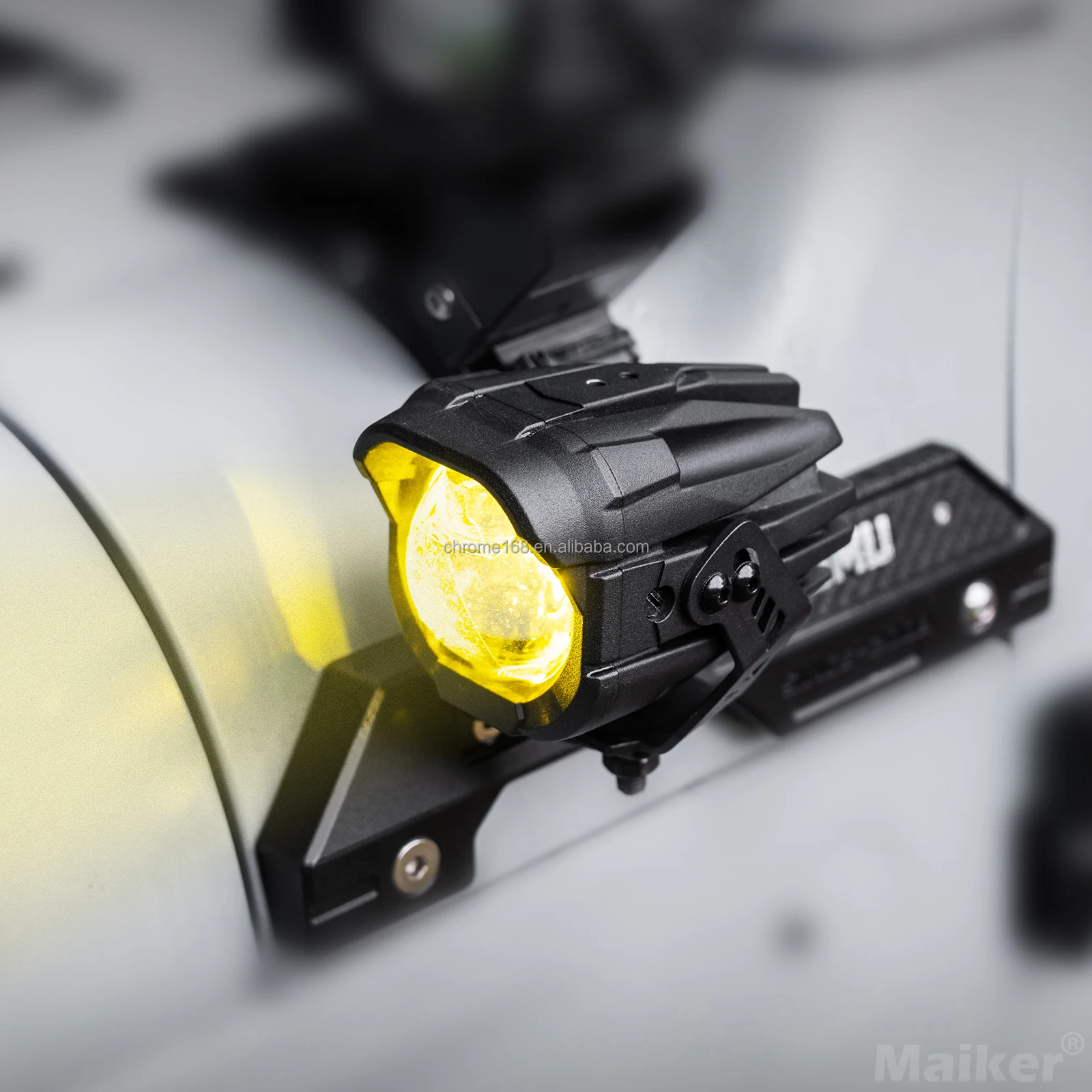 OMU 3'' A-pillar LED Light Low Beam 45W High Beam 64W With Wire Harness for Universal Model Spotlight Accessories view 5