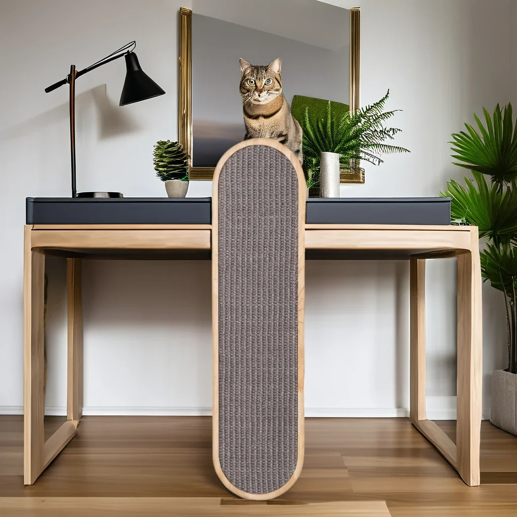 

# Sisal Mat Cat Scratch Post Stylish Cat Scratching Board With Carton Packaging Cat's Entertainment Exercise
