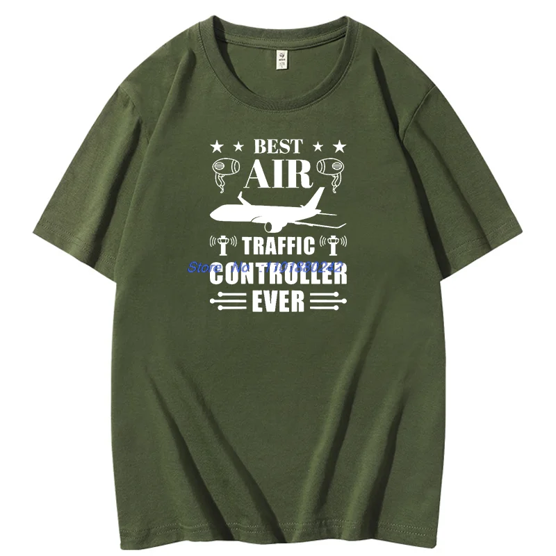Best Air Traffic Controller Ever Fashion Graphic T Shirts Unisex Summer Short Sleeve T Shirt Cotton New Shirts And T-Shirts