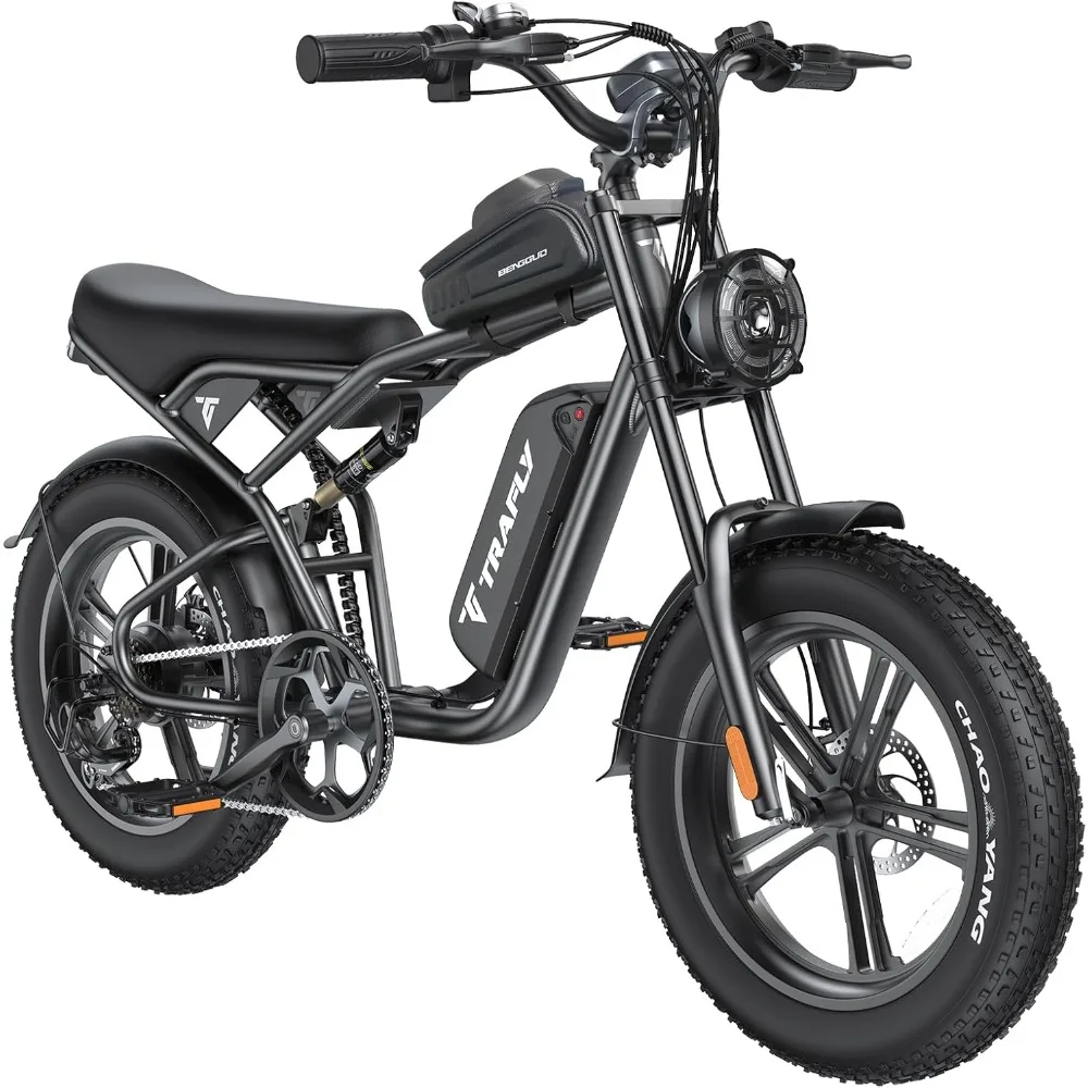 

Electric Bike for Adults, 2000W Ebike, Top Speed 30Mph & 75 Mile Long Range, 20Inch Fat Tire Mountain Electric Bicycle