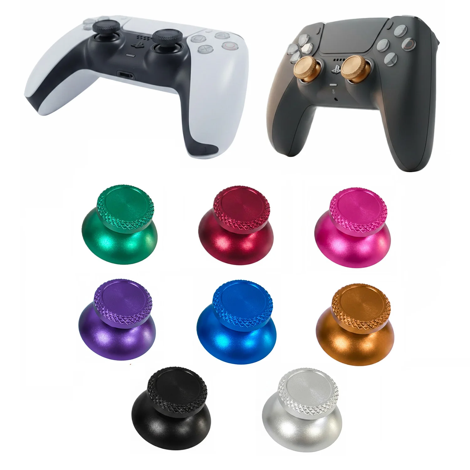 1-10 Pair for ps5 Joystick Caps Replacement Analog Thumb Grip Stick Cover Thumbstick Stick Cover Thumbstick Repair Rocker DIY