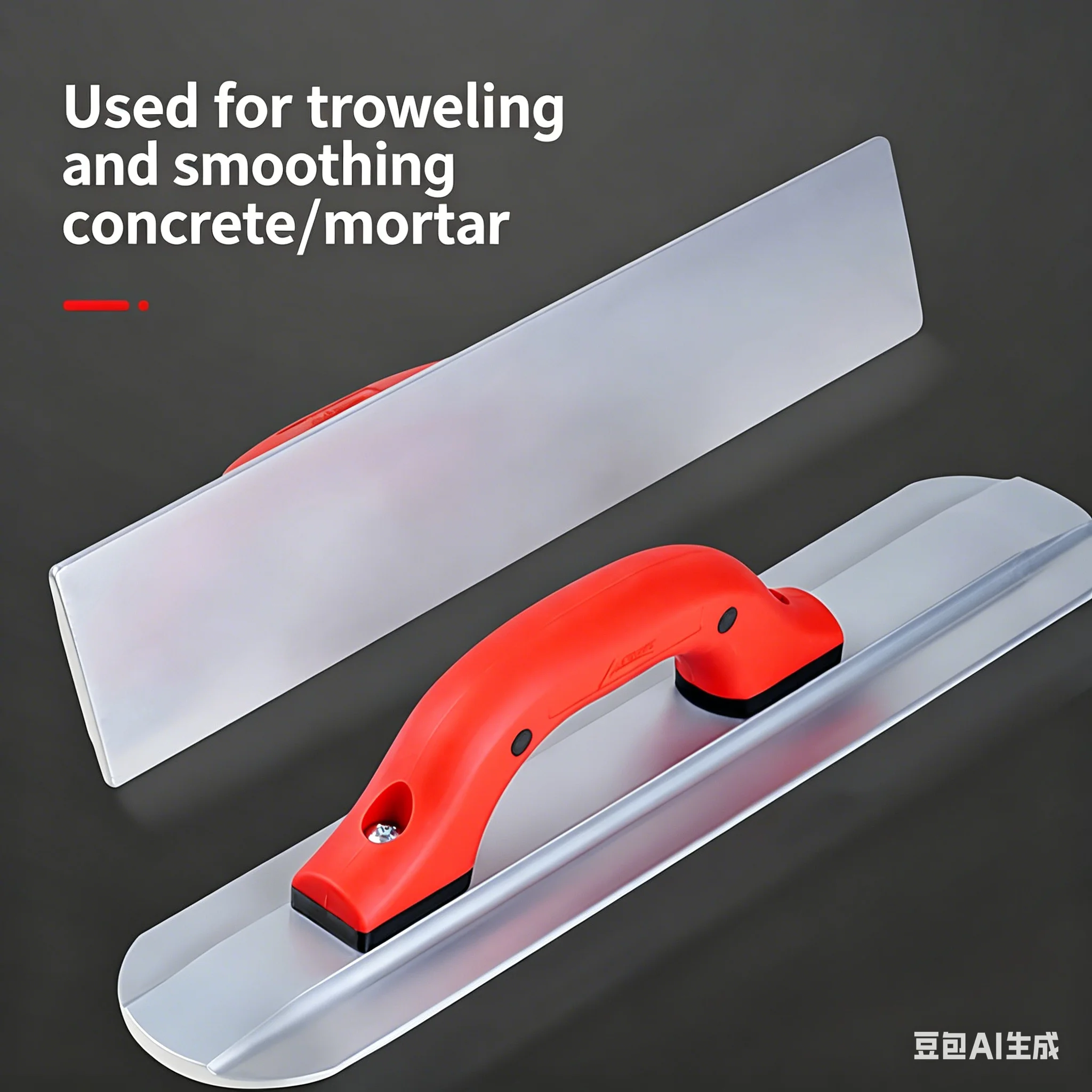 24 Inch Round End Magnesium Hand Float ,610*79.4mm Finishing Plaster Jumbo Trowel For Concrete Dry Lining