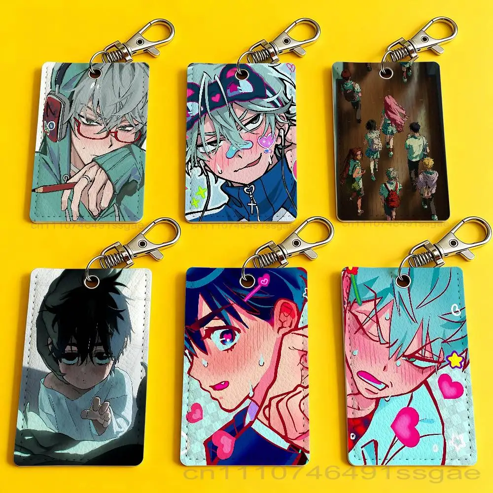 

Hot Cosplay A-Alien S-Stage Badge Holder Keychain For Bank Business Work Card Holder Student Card Protective Case Bus Card