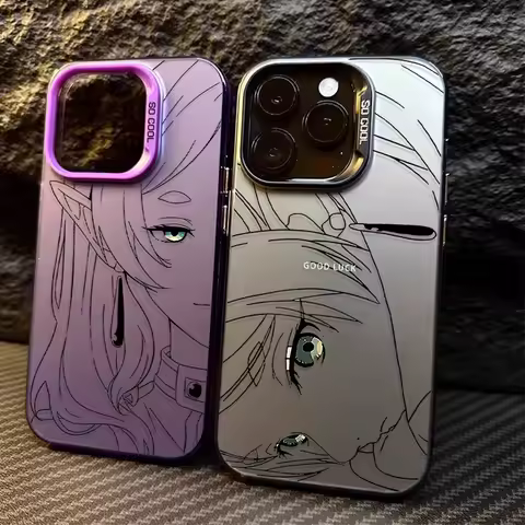 Hot Anime Comics Frieren Case for Samsung Galaxy S23 S24 S25 Ultra S22 S21 Plus FE A56 A36 A26 5G A16 A06 4G Note 20 Matte Cover
