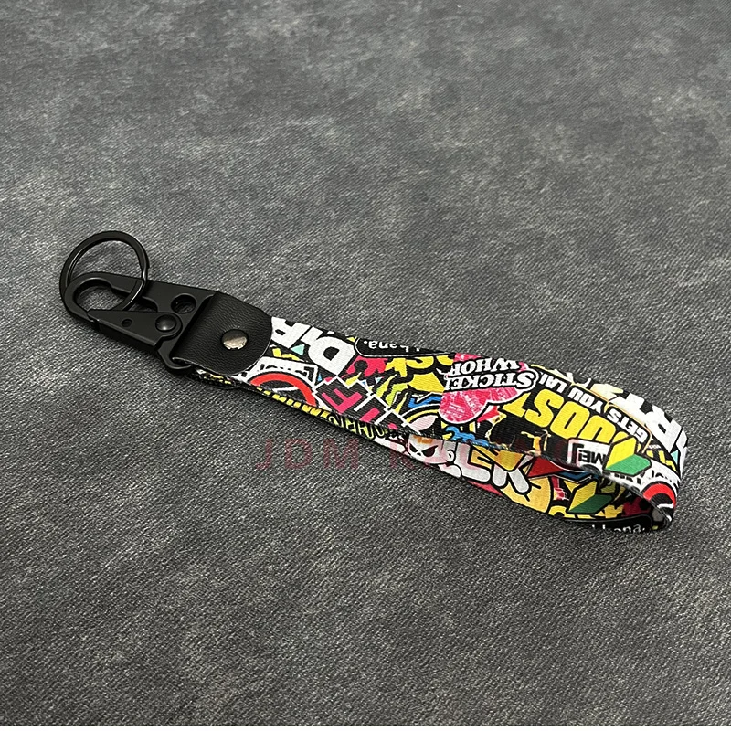 Mode Einfarbig Band Schlüsselbund Lanyard Business Geschenk Schlüssel Kette Männer Frauen Auto Schlüssel Strap Taille Brieftasche Schlüsselanhänger Schlüsselanhänger – Detail 20