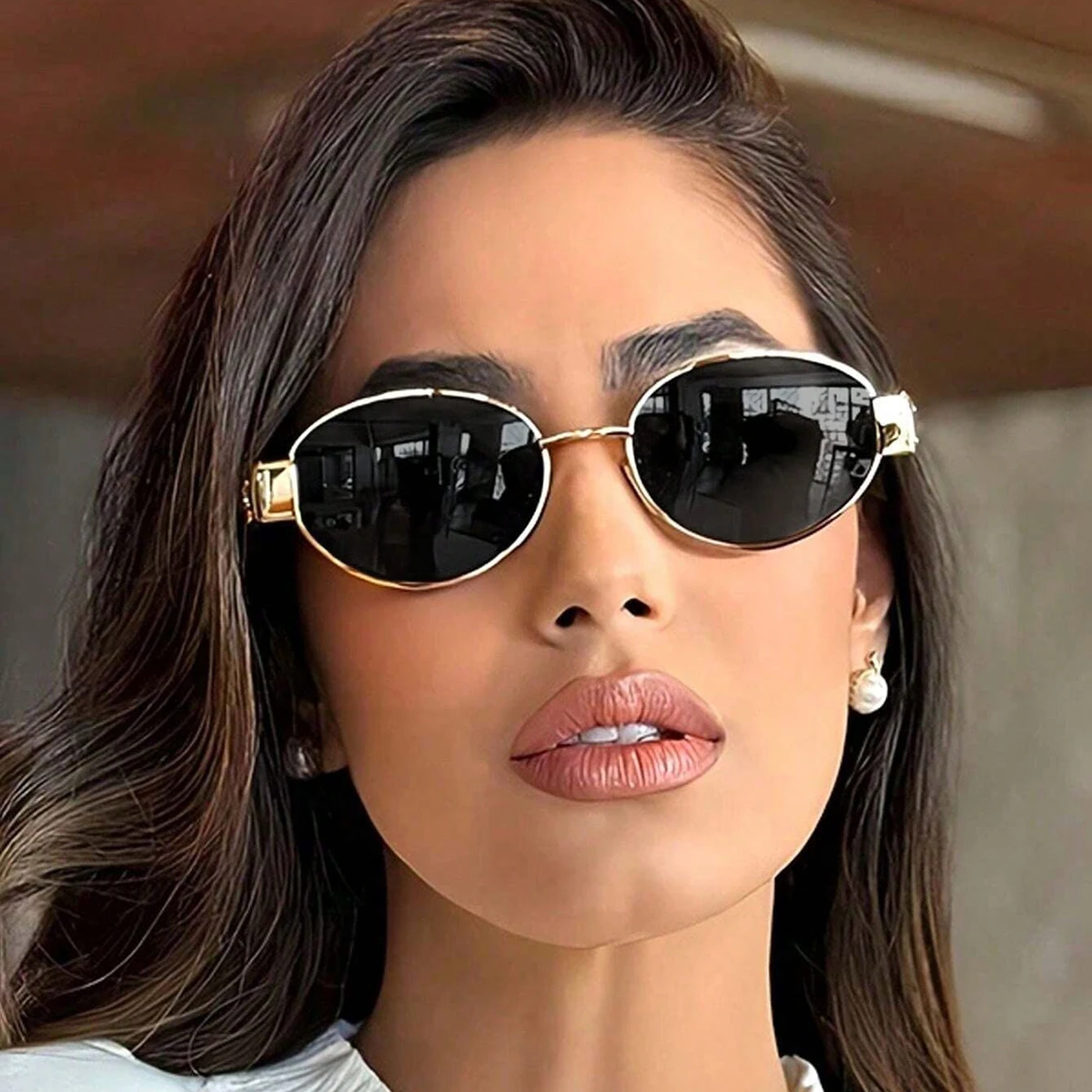 نظارات شمسية ريترو بيضاوية الاتجاه للرجال والنساء في أوروبا والولايات المتحدة نظارات جوكر الشمسية المتقدمة