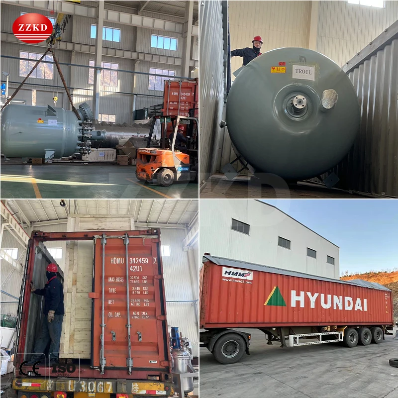 Stainless Steel 1000L 20000L Continuous Stirred tank Reactor Industrial Batch Reactor