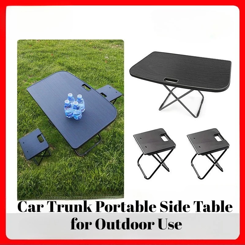 

For 2025 Tesla Model Y Juniper Trunk Table Car Portable Folding Table Outdoor Camping Tailgating Vehicle-Mounted Travel Table