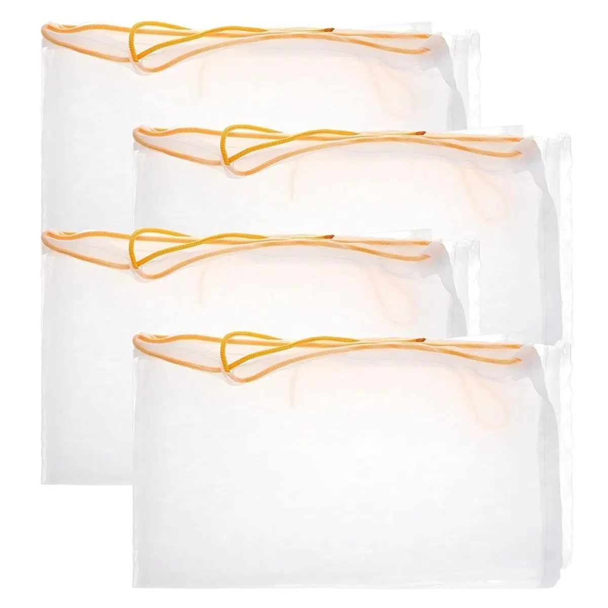 2026 Trend 4-Pack Ultra-Fine Nylon Cheesecloth Bags for Honey Straining, Reusable & Washable Fits 5 Gallon Bucket