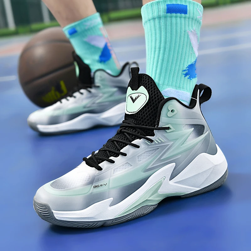 Basketball Shoes For Man Sneakers High-Top Classic Waterproof Non-Slip Running Sports Shoes Gym Training Zapatillas De Hombre