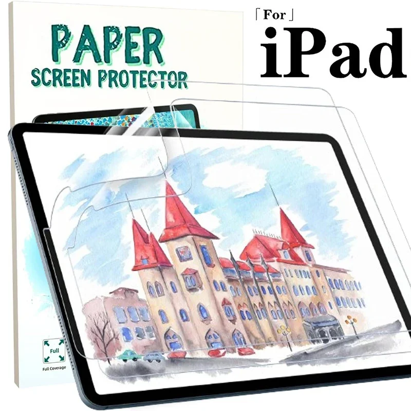 Matte Screen Protector para Apple iPad Pro, Paper Feel Film Acessórios, Escrita em Papel, 11, 12.9, 2024, Air 4, 5, 2, 3, Mini 6, 7